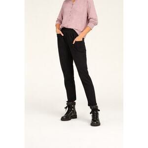CAbi Black High Waisted Jogger Pants Size S | Stretch Pull-On Casual Work Pants